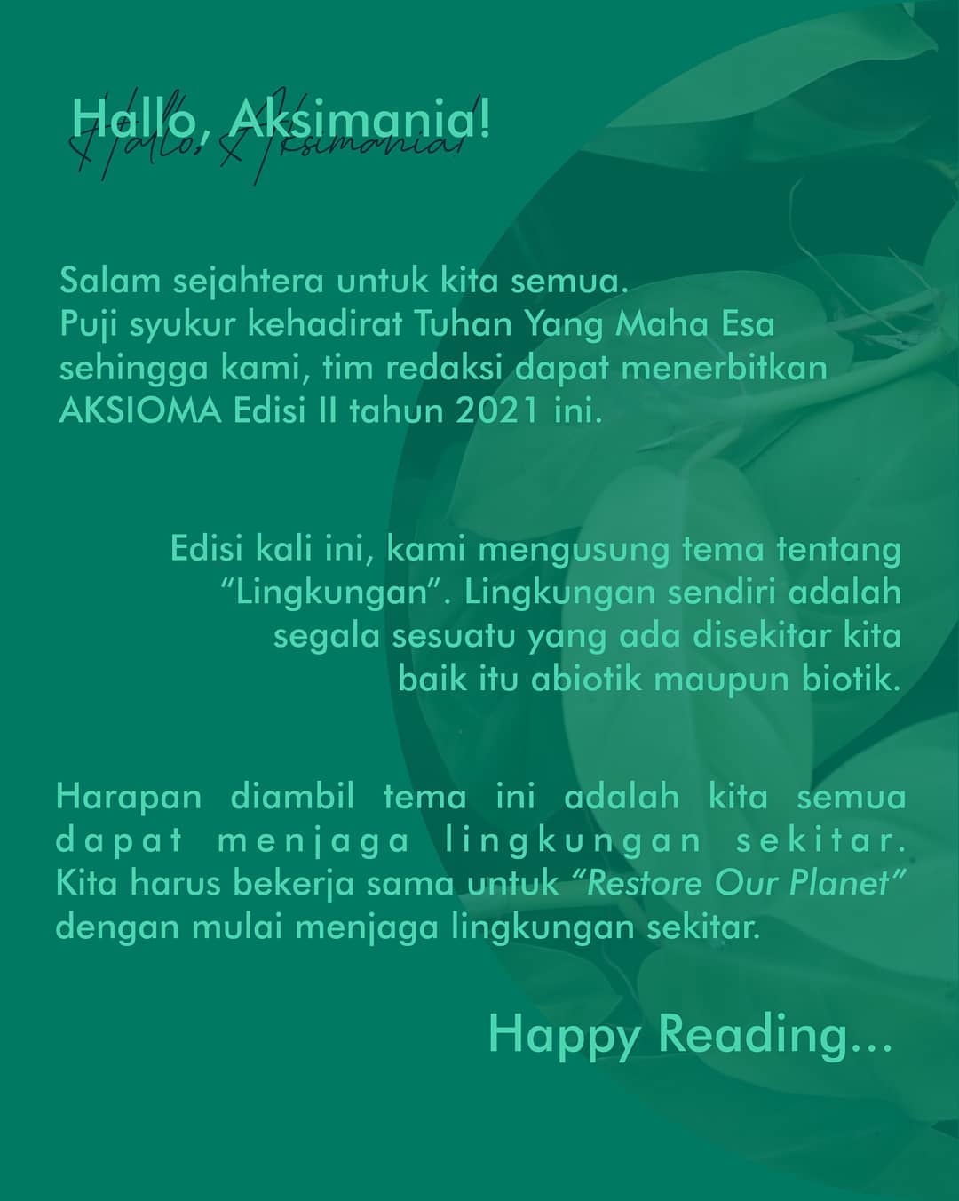 Aksioma Edisi 2